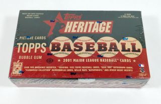 2001 Topps Heritage Baseball Hobby Box (24)