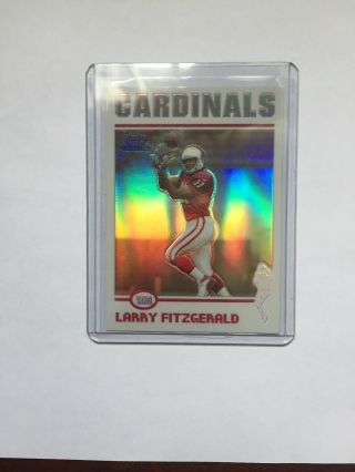 Larry Fitzgerald 2004 Topps Chrome Rc Refractor Arizona Cardinals