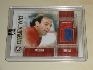 2012 - 13 In The Game Itg Superlative Gold Game Patch Sp34 Guy Lafleur /9