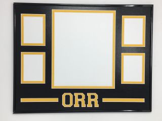 Bobby Orr Boston Bruins Frame For Auto Photo & Rare 1/1 Cards
