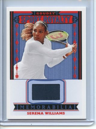 2019 Ud Goodwin Champions Sport Royalty Relics Serena Williams Skirt 1:6587 Ssp