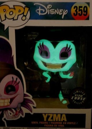 Yzma Disney Pop.  Limited Edition Glow Chase 359.  " The Emperor 