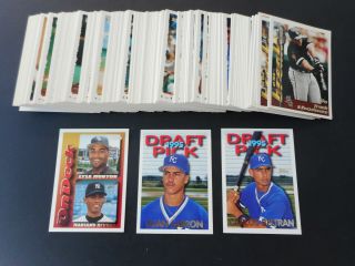 1995 Topps Baseball Traded Set 1t - 165t Carlos Beltran/mariano Rivera Nm - Mt