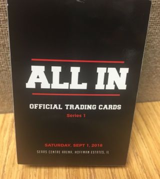 2018 All In Trading Cards Bullet Club Young Bucks Kenny Omega Cody Rhodes Roh