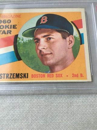 1960 Topps 148 Carl Yastrzemski Boston Red Sox RC Rookie HOF PSA 6 EX - MT 3