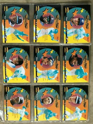 1995 Score Baseball Dream Team Gold Insert Set (12) 1:72 Packs Griffey Gwynn 3