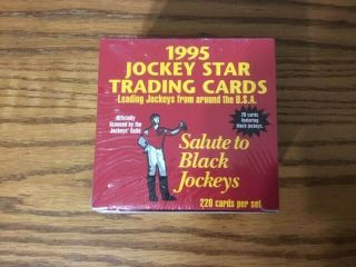 1995 Jockey Star Trading Card Set 220 Cards Salute To Black Jockeys