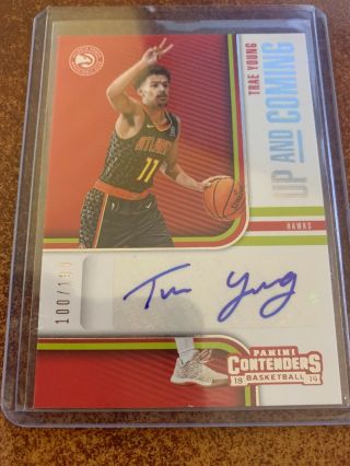 Trae Young Contenders Basketball Up And Coming Auto 100/199