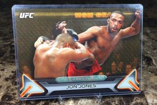 2016 Topps Ufc/knockout Jon Jones (gold) (3/10) Jumbo 5x7 Card Rare