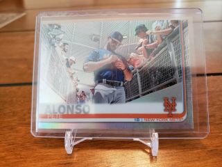 Peter Alonso 2019 Topps Chrome Rookie Refractor Sp Mets Red Hot Rc 