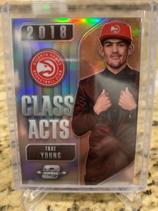 2018 - 19 Optic Contenders Trae Young 2018 Class Acts Silver