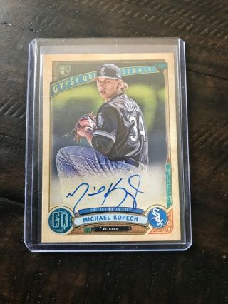 Michael Kopech 2019 Topps Gypsy Queen On - Card Rc Auto Autograph Gqa - Mk White Sox