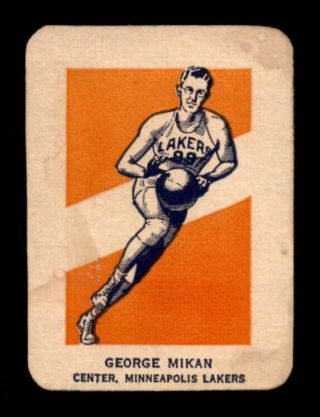 1952 Wheaties Act 21 George Mikan G/vg X1252385