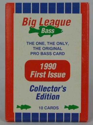 1990 Big League Bass Pro Bass Card First Issue Collector 