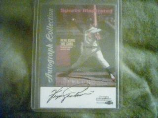 1999 Fleer Sports Illustrated Fergie Jenkins Auto Chicago Cubs Autograph