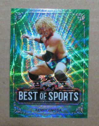 Scarce 2019 Leaf Best Of Sports Wrestling Great Kenny Omega Card Ed 2/5