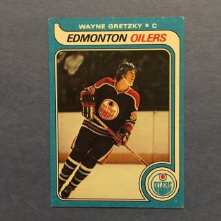 Wayne Gretzky 1979 - 80 Topps Hockey Authentic Rookie Card 18.
