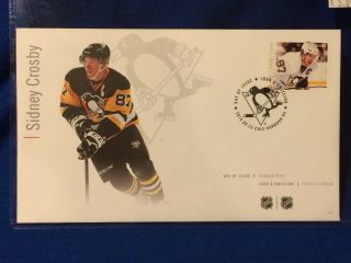 Sidney Crosby 2018 Canada Post 09/23/2017 Day Of Issue Fdc Envelope Cole Harbour