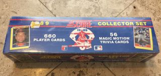 1989 Score Baseball Complete Collector Set - Factory - Biggio Rookie