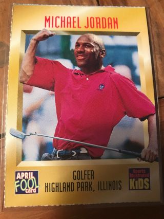 1997 Michael Jordan Sports Illustrated For Kids Golf/basketball Card Bulls 571