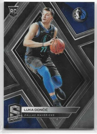 Luka Doncic Rc 2018 - 19 Panini Spectra Rookie Base 101/175