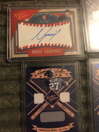 2019 Leather And Lumber Luis Urias Auto Rookie Signatures 90/149