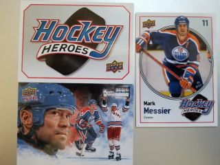 2009 - 10 Upper Deck Mark Messier Hockey Heroes Complete Set Header,  Art