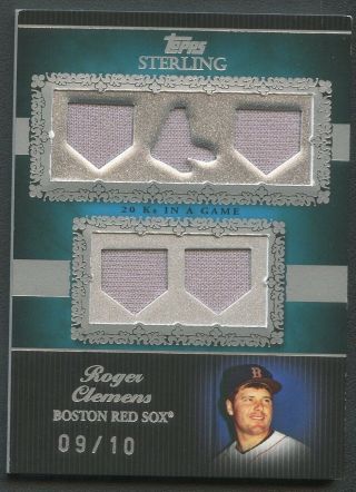 2007 Topps Sterling Roger Clemens Multi Jersey 9/10 Boston Red Sox