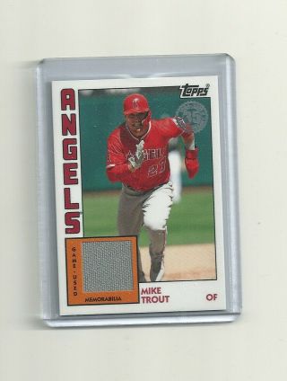 2019 Topps Series 2 Mike Trout 1984 - Relic - Conition