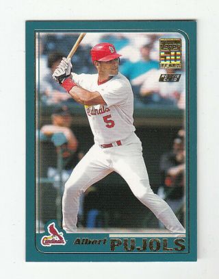 2001 Topps Traded T247 Rc Albert Pujols St Louis Cardinals Rookie Card Angels