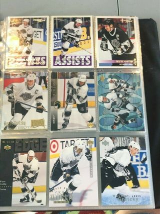 330 Ct BOX MOSTLY DIFFERENT WAYNE GRETZKY HOCKEY CARDS HUGE KINGS OILERS COIN, 2