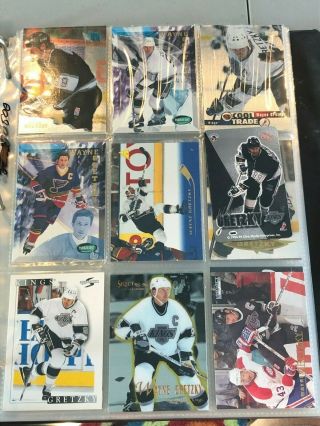330 Ct BOX MOSTLY DIFFERENT WAYNE GRETZKY HOCKEY CARDS HUGE KINGS OILERS COIN, 3