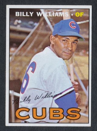 Billy Williams Chicago Cubs 1967 Topps 315 Nm Or Better