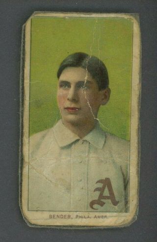 T206 Chief Bender Hof Portrait Sweet Caporal 150 Subjects " Altered "
