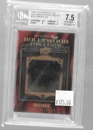 Bruce Lee 2009 Ud Prominent Cuts Hollywood History Relics Robe Bgs 7.  5