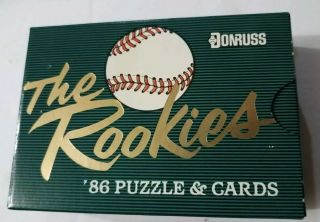 Donruss 1986 - The Rookies - (puzzle And Cards) Set,  Never Opened