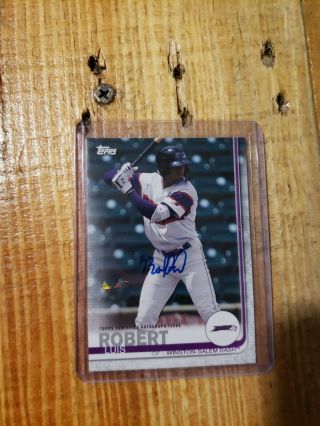 2019 Topps Pro Debut Luis Robert Auto Autograph Rookie Card Rc White Sox
