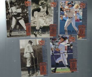 1999 Upper Deck Century Legends Baseball Set Complete 1 - 135 Mt Sleeved Ruth