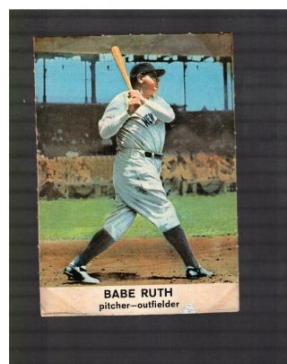 1961 Golden Press Babe Ruth 3 Good/vg Ny Yankees Hofer