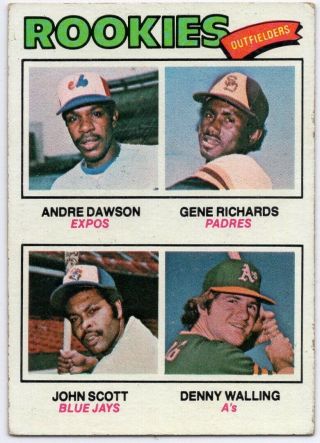 1977 Topps 473 Andre Dawson Vg - Vgex Rookie Rc Montreal Expos