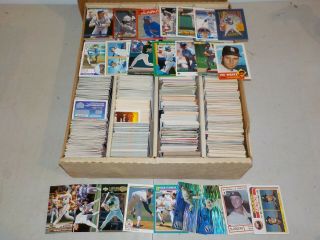 Huge 6200 Ct.  Box Of Sports Cards W/ Stars,  Hof,  Hockey,  Baseball Z94 Z95