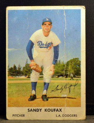 1961 Bell Brand 32 Sandy Koufax Los Angels Dodgers Fair