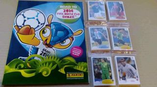 Panini Road To Brazil 2014 Fifa World Cup Official Empty Album,  Set Stickers