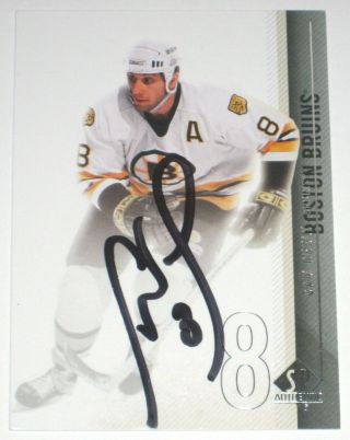 Cam Neely Signed 10 - 11 Upper Deck Spa Boston Bruins Card Autograph Auto