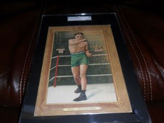 1910 1911 T9 Turkey Red Cabinet Card Boxing Phil Mcgovern Cl Back 70 Sgc 55 4.  5