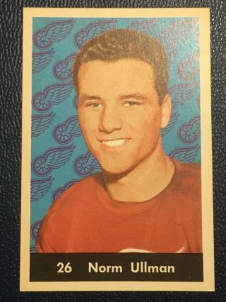 1960 Parkhurst Norm Ullman 26 Detroit Red Wings
