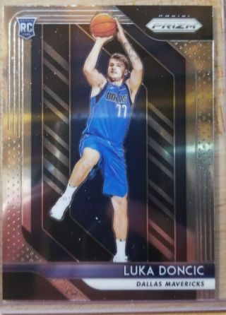 Luka Doncic Rookie Card 2018 - 2019 Panini Prizm Nba Basketball Rc
