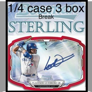 St.  Louis Cardinals 2019 Bowman Sterling 1/4 Case 3 Box Break 2