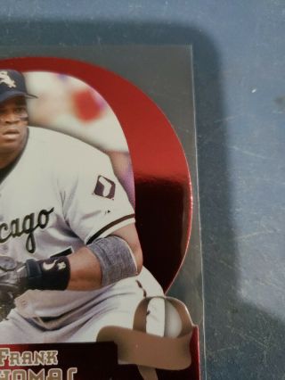 Frank Thomas 2000 Pacific Omega Signatures Die cut Red 5 Autograph 3