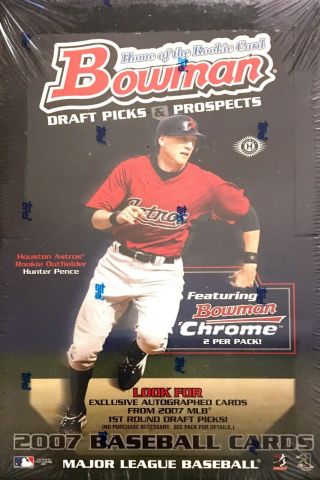 2007 Bowman Draft Picks & Prospects Baseball Factory Hobby Box